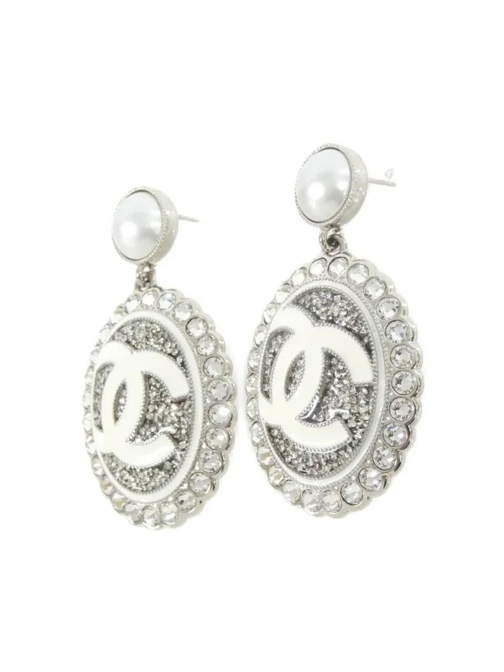 Chanel Earrings Silver